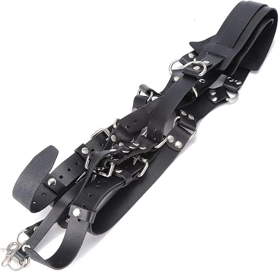 Leather Dual Camera Strap Harness QR Multi Gear Camera Shoulder Adjustable