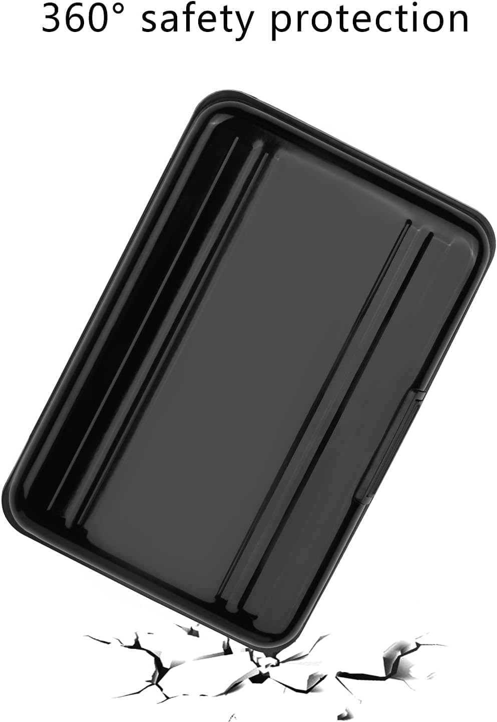 Digital Storage Aluminum Case 8 Slots for SD SDHC MMC Micro SD TF Card