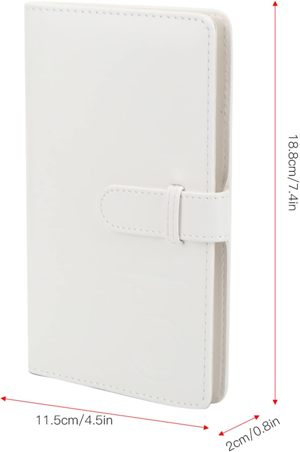 Instax Mini Film Photo Book Album 108 Pockets for Fujifilm Instax Film 7/8/9/10/11/12/Evo (Clay White)