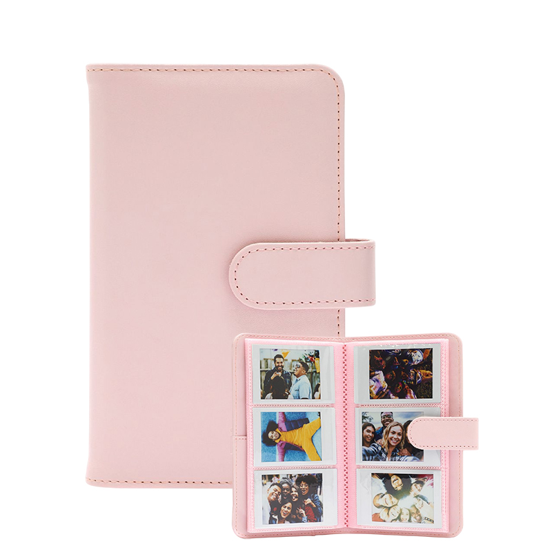 Instax Mini Film Photo Book Album 108 Pockets for Fujifilm Instax Film 7/8/9/10/11/12/Evo (Blossom Pink)