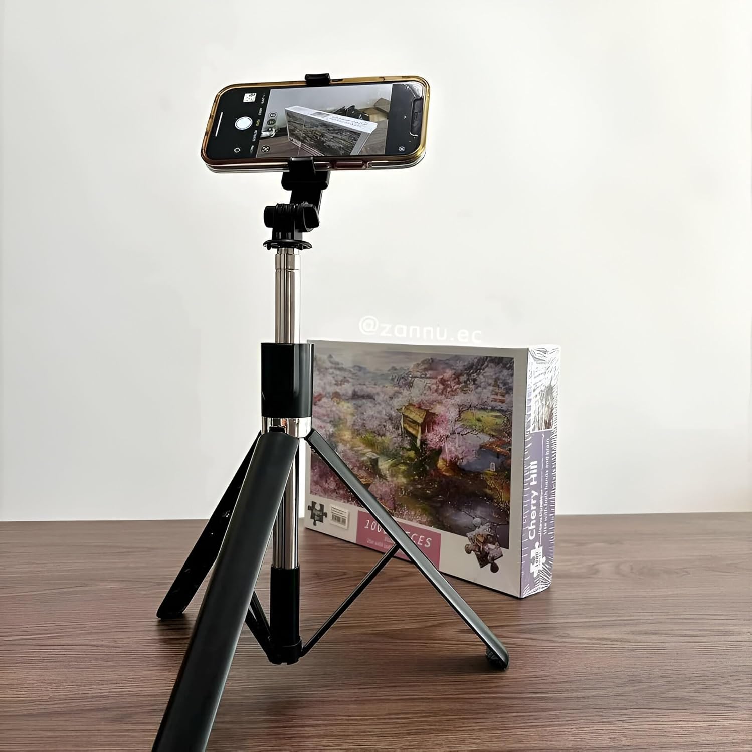 Selfie Stick R1-L with Tripod Stand 67 Inch Long with 7 Section Stable Base Bluetooth Remote