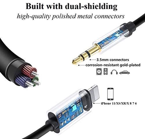 TRS-to-Lightning 3.5mm Adapter Audio Cable 1M