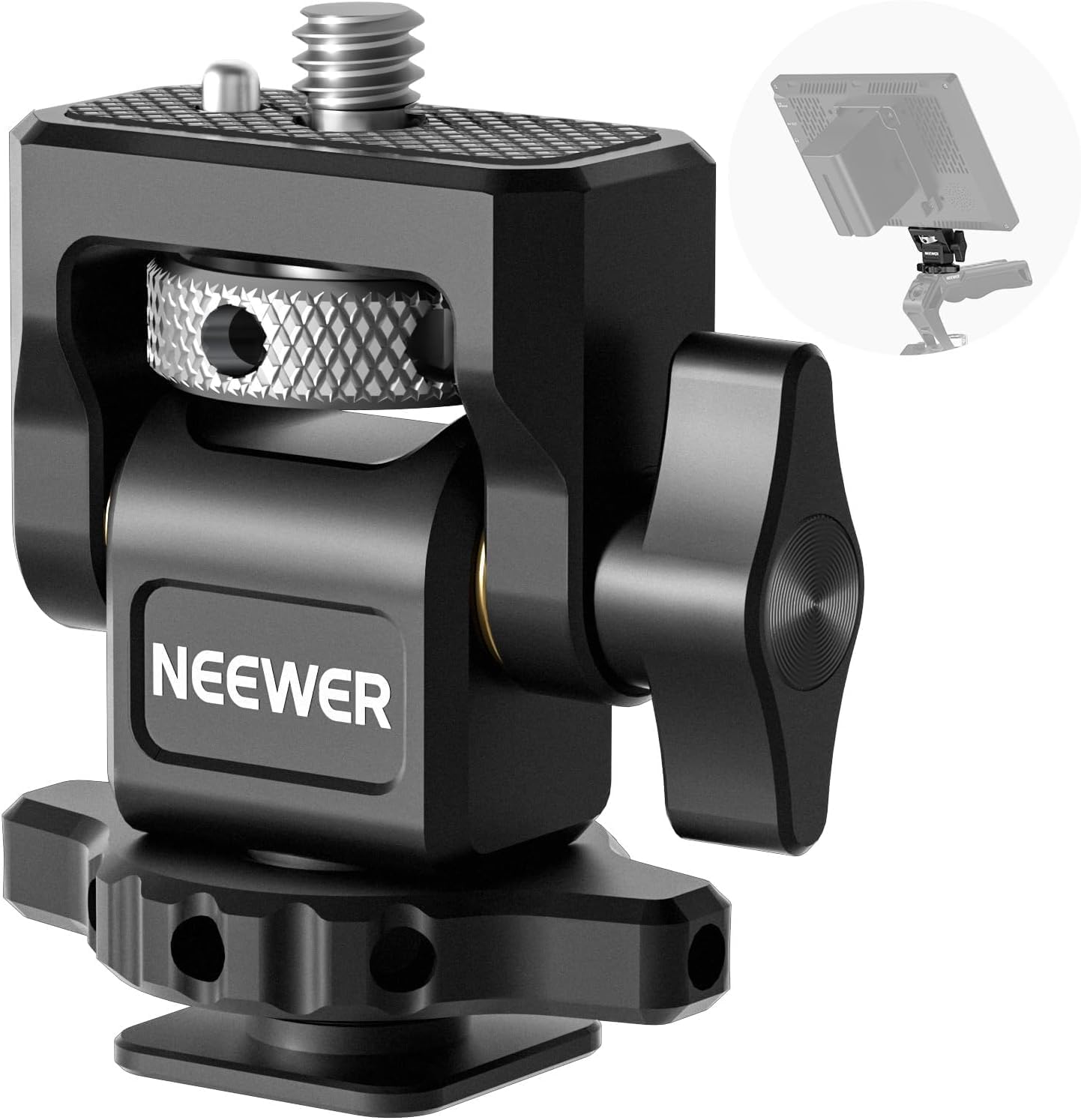 NEEWER MA006 Field Monitor Holder with Cold Shoe Mount NEEWER MA006 Field Monitor Holder with Cold Shoe Mount