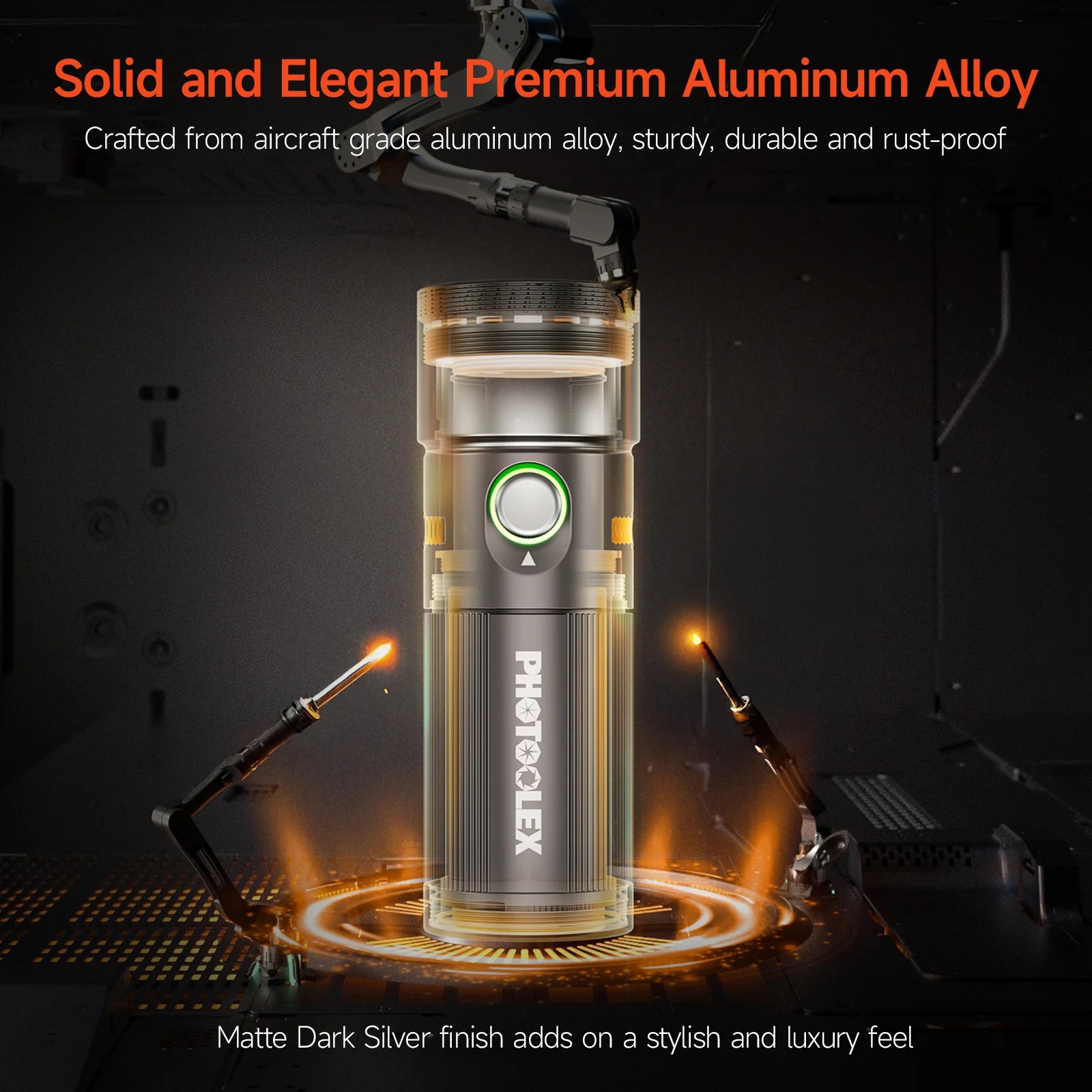 PHOTOOLEX x AMBITFUL 10W Flash Light Photography Spotlight Four Colors