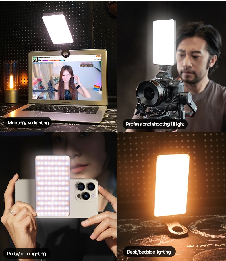 M19 Bi-Color 5W LED Fill Light Portable Adjustable Light