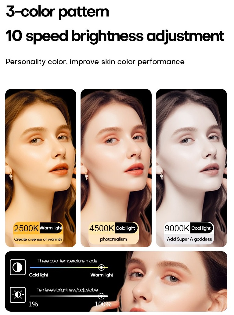 M19 Bi-Color 5W LED Fill Light Portable Adjustable Light