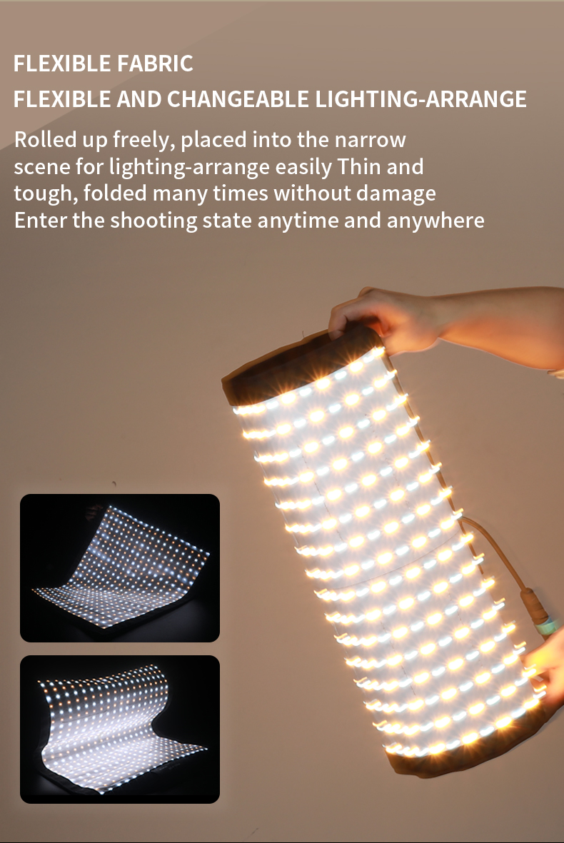 NiceFoto SC-P1000AII Roll flex LED video light