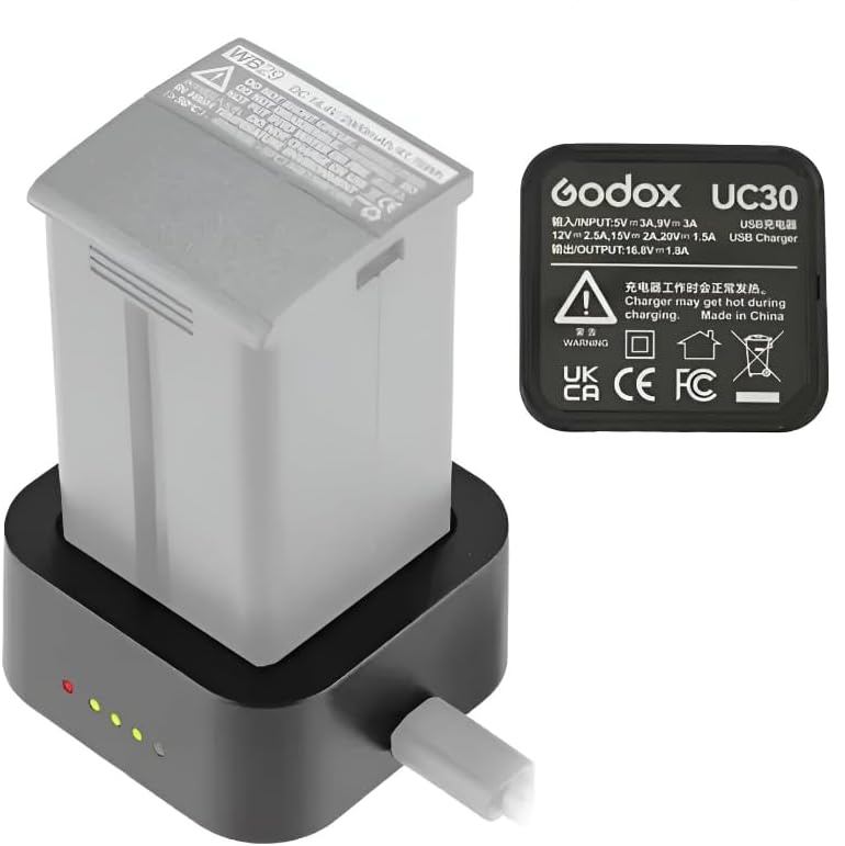 Godox UC30 PD Battery Charger for AD200Pro AD200ProII AD300Pro