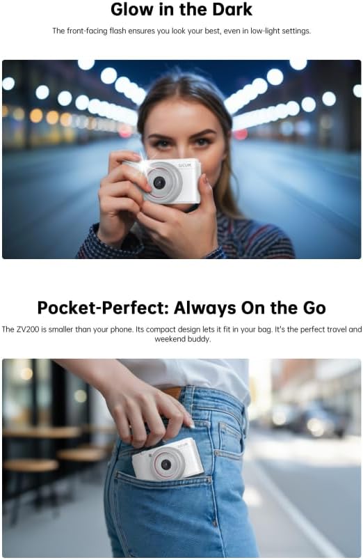 SJCAM ZV200 12MP Digital Camera (Black)