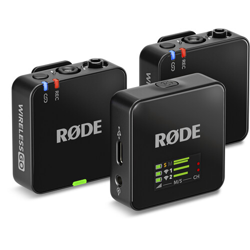 RODE Wireless GO (Gen 3) 2-Person Compact Digital Wireless Microphone System/Recorder