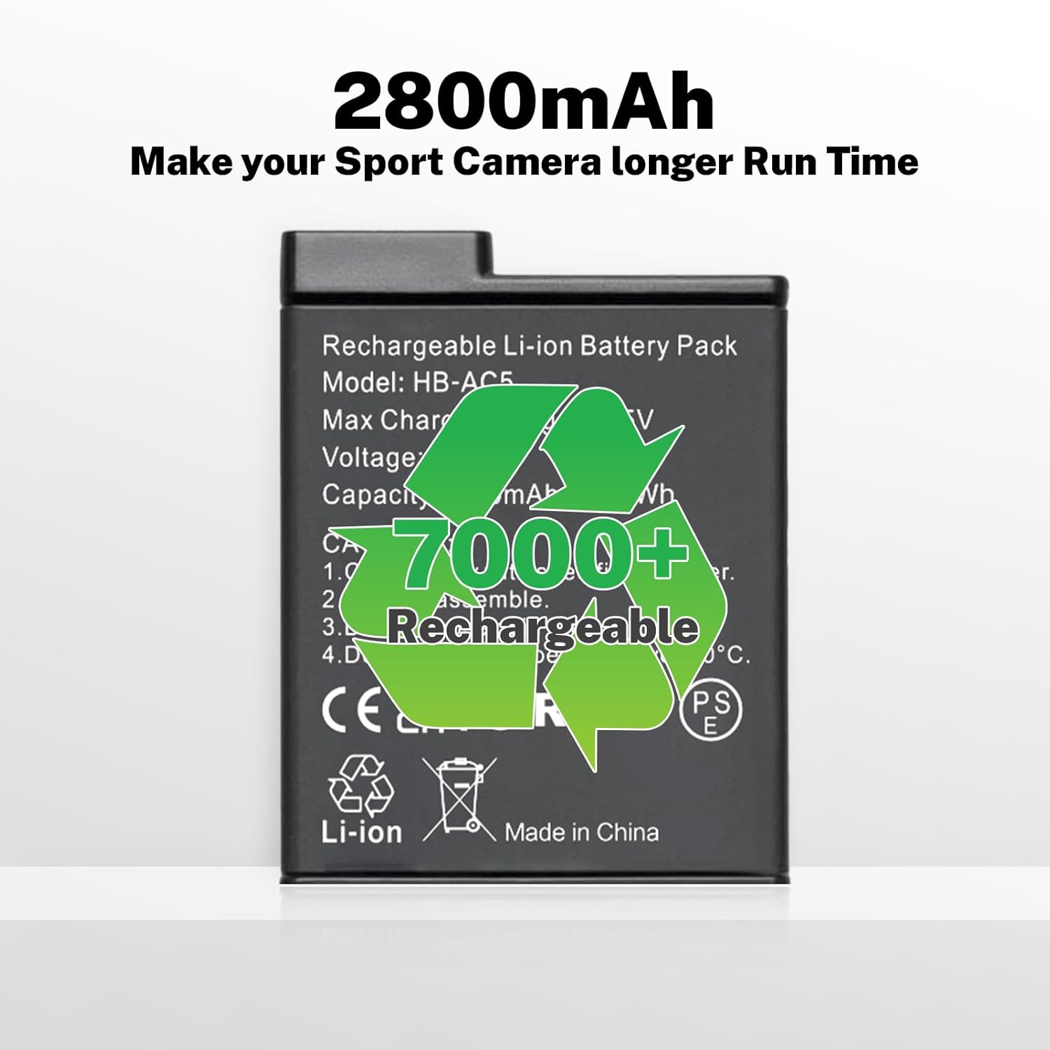 Enduro Charging Case With 2 Batteries for DJI Osmo 360/Action 5Pro/4/3