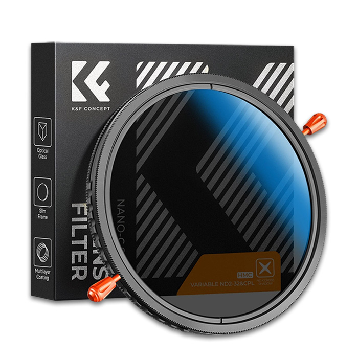 K&F Concept Nano-C Variable ND2-32&CPL HMC Filter 58mm