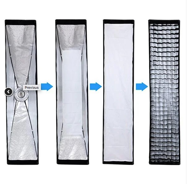 NiceFoto Quick set up Softbox ES-1230 with Grid