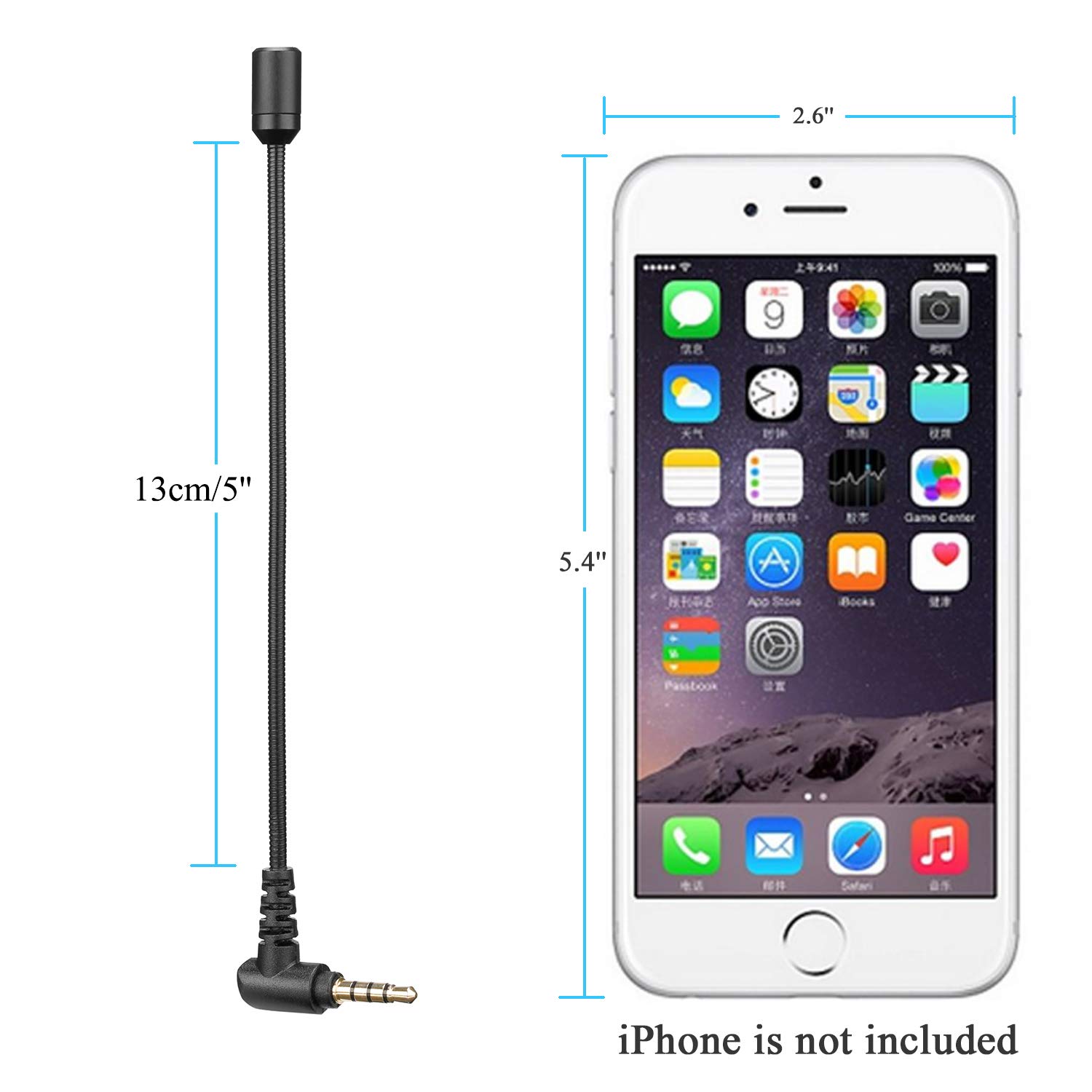 Boya BY-UM4 3.5mm Mini Flexible Microphone