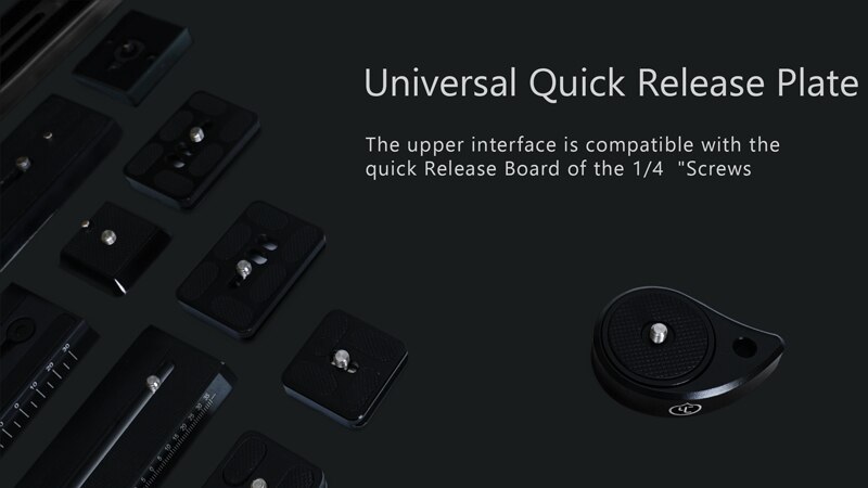 YC ONION Peach Universal Camera Tripod Quick Release