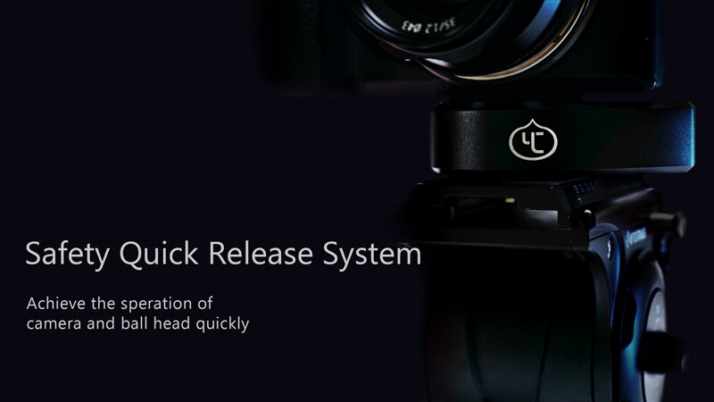 YC ONION Peach Universal Camera Tripod Quick Release