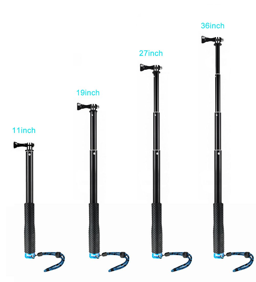 Waterproof GoPro 12/11/10/9 Flexible Telescoping Monopod