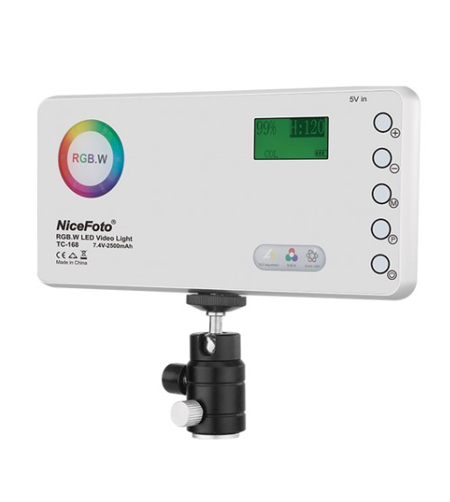 NiceFoto TC-168 RGB Pocket LED Video Light