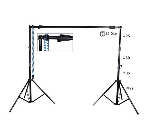 NiceFoto S-12 Manual Chain Studio Background Support Kit
