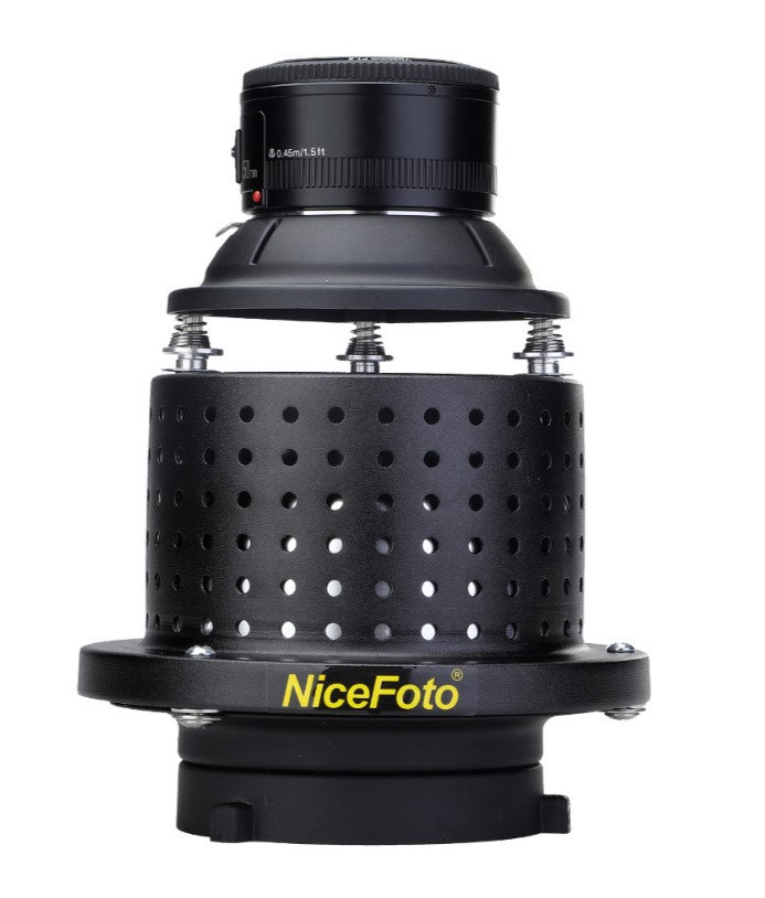 NiceFoto SN-29 Professional Optical Spot Bowens Mount Replaceable Mount Snoot for LED Light Flash