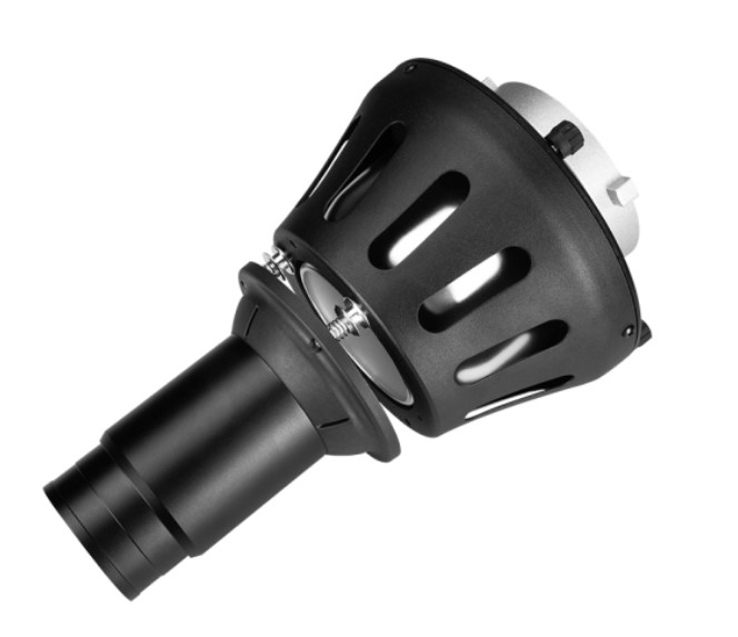NiceFoto SN-29A Optical Snoot for LED Video Light and Studio flash light with Bowens mount
