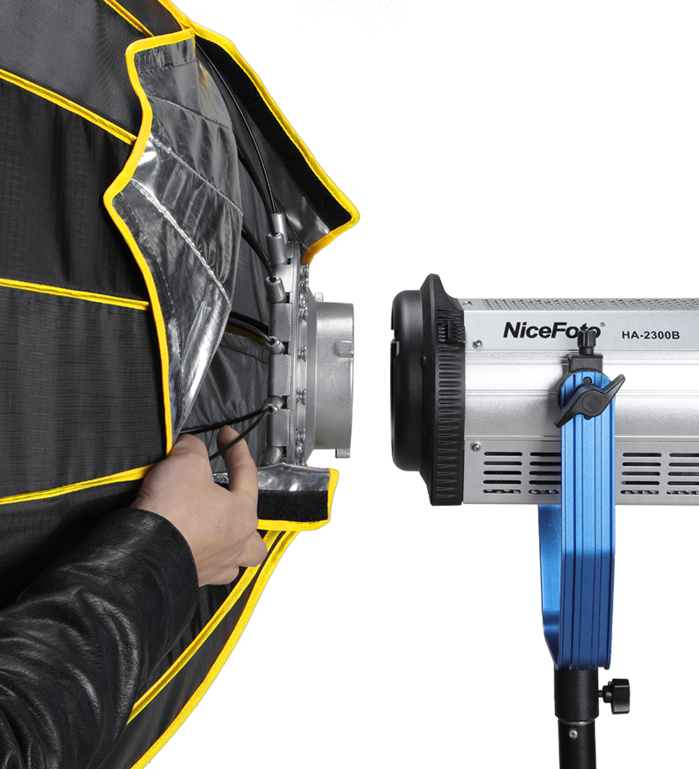 NiceFoto Quick Set-up Parabolic Soft Box LED-70cm