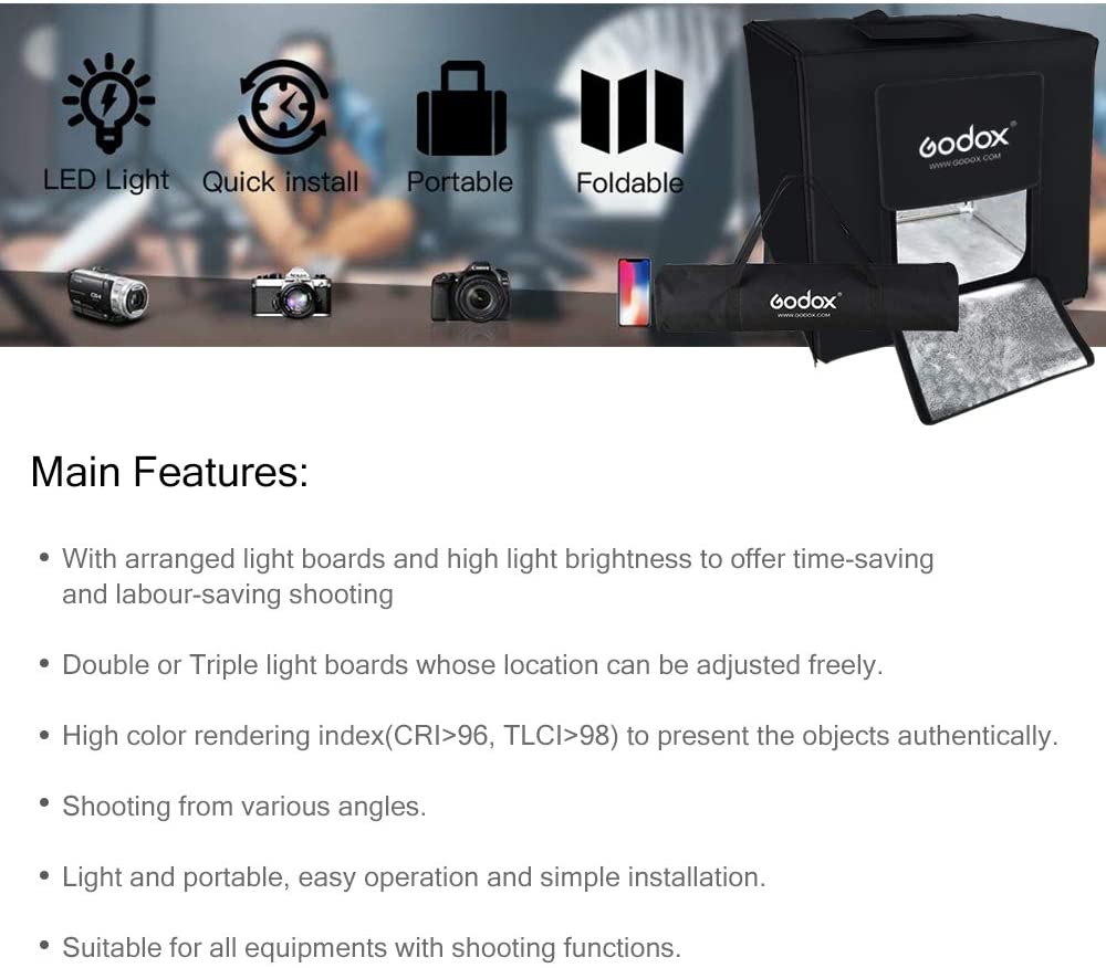 GODOX LSD40 LED Mini Photography Studio Tent