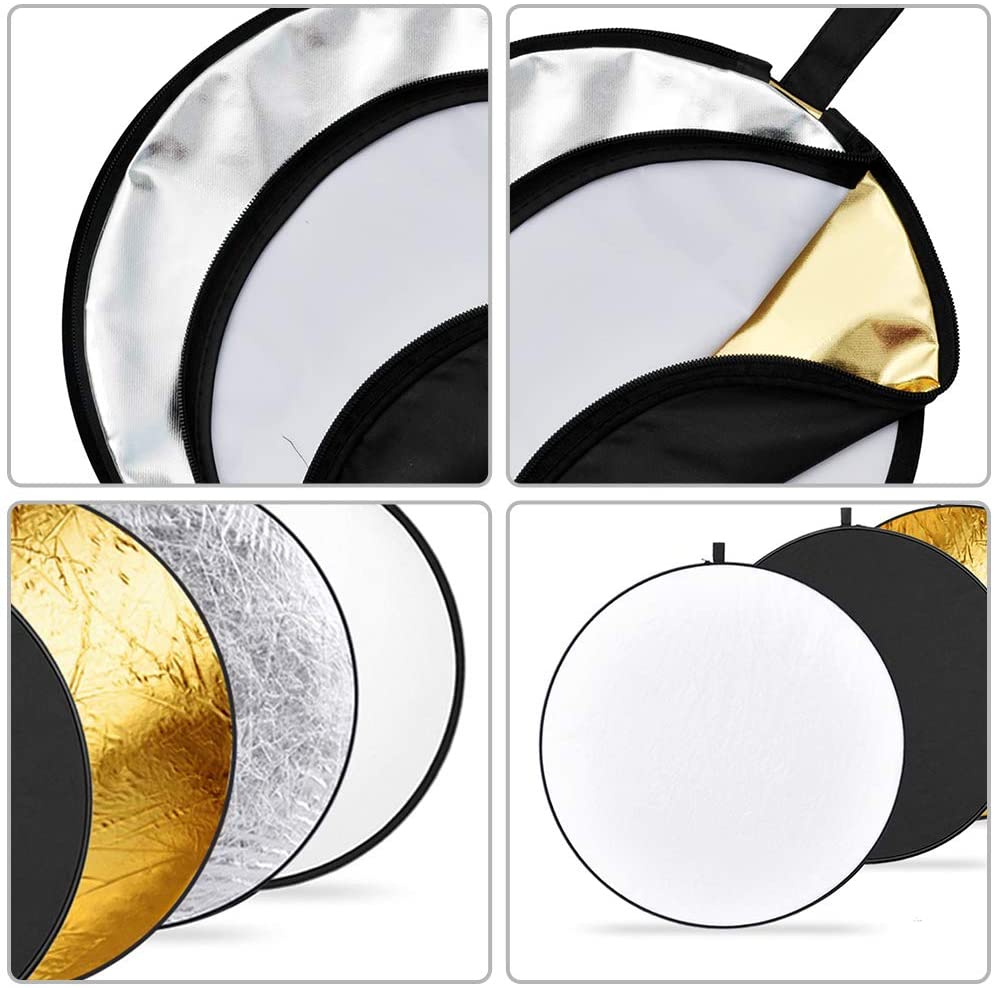 GODOX 60cm 5-in-1 Collapsible Round Portable Disc Light Reflector