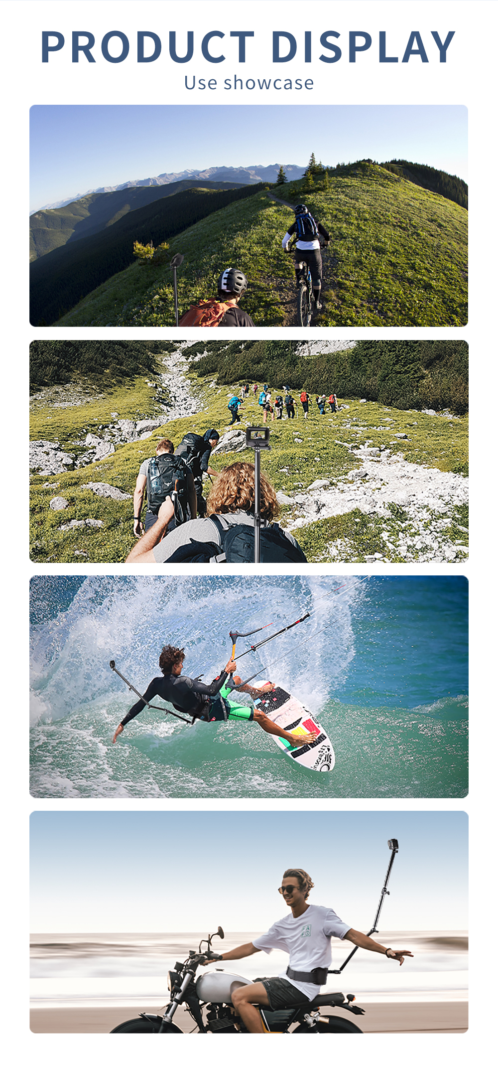 Panoramic Camera Wasit Belt Holder Wearable Mount Stand Bracket for GoPro 12/11/10/9 Insta360 X3/X2 OSMO Pocket Mobile Phone