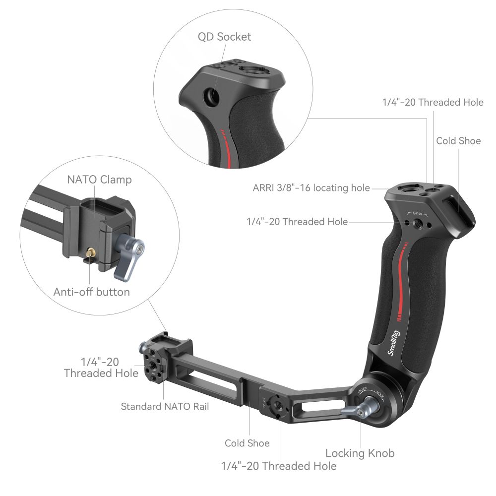 SmallRig Sling Handle for DJI RS2 / RSC2 / RS3 / RS3 Pro / RS3 Mini