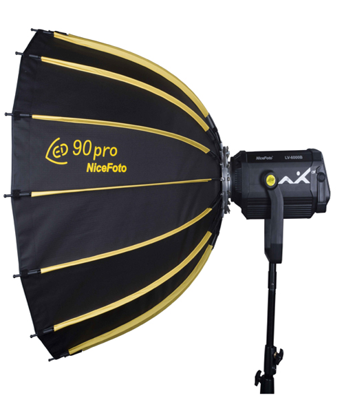 NiceFoto Quick Installation Deep Softbox With Grid 90cm Pro