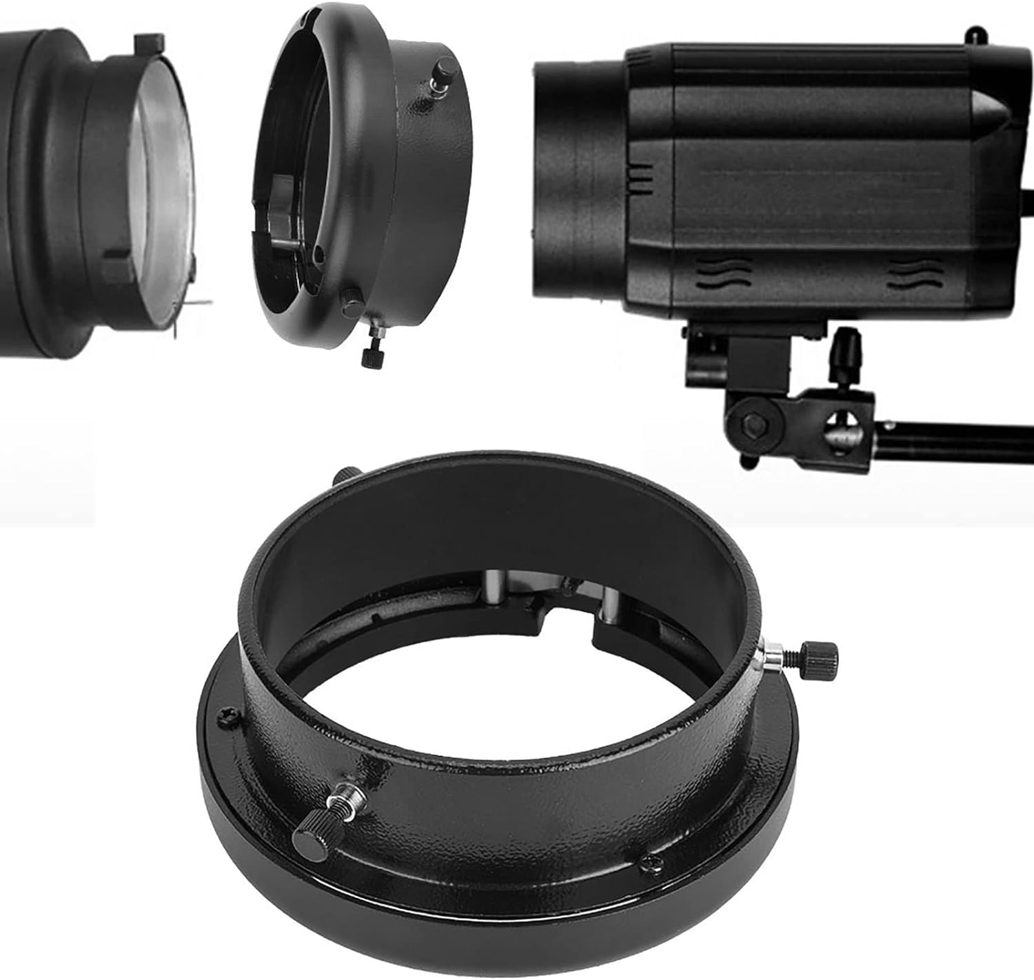Speed ​​Ring Adapter to Connect Mini Flash Mount to Bowens Mount Fotogrpahy Accessories Interchangeable Mounts