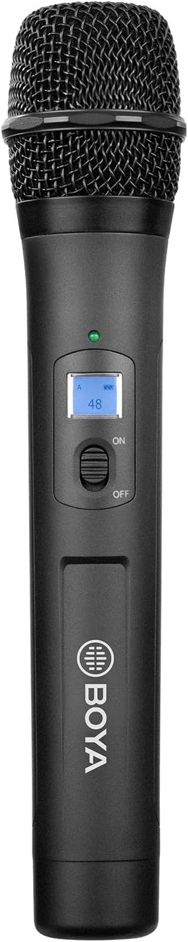BOYA BY-WHM8 48-Channel UHF Wireless Dynamic Handheld Cardioid Microphone