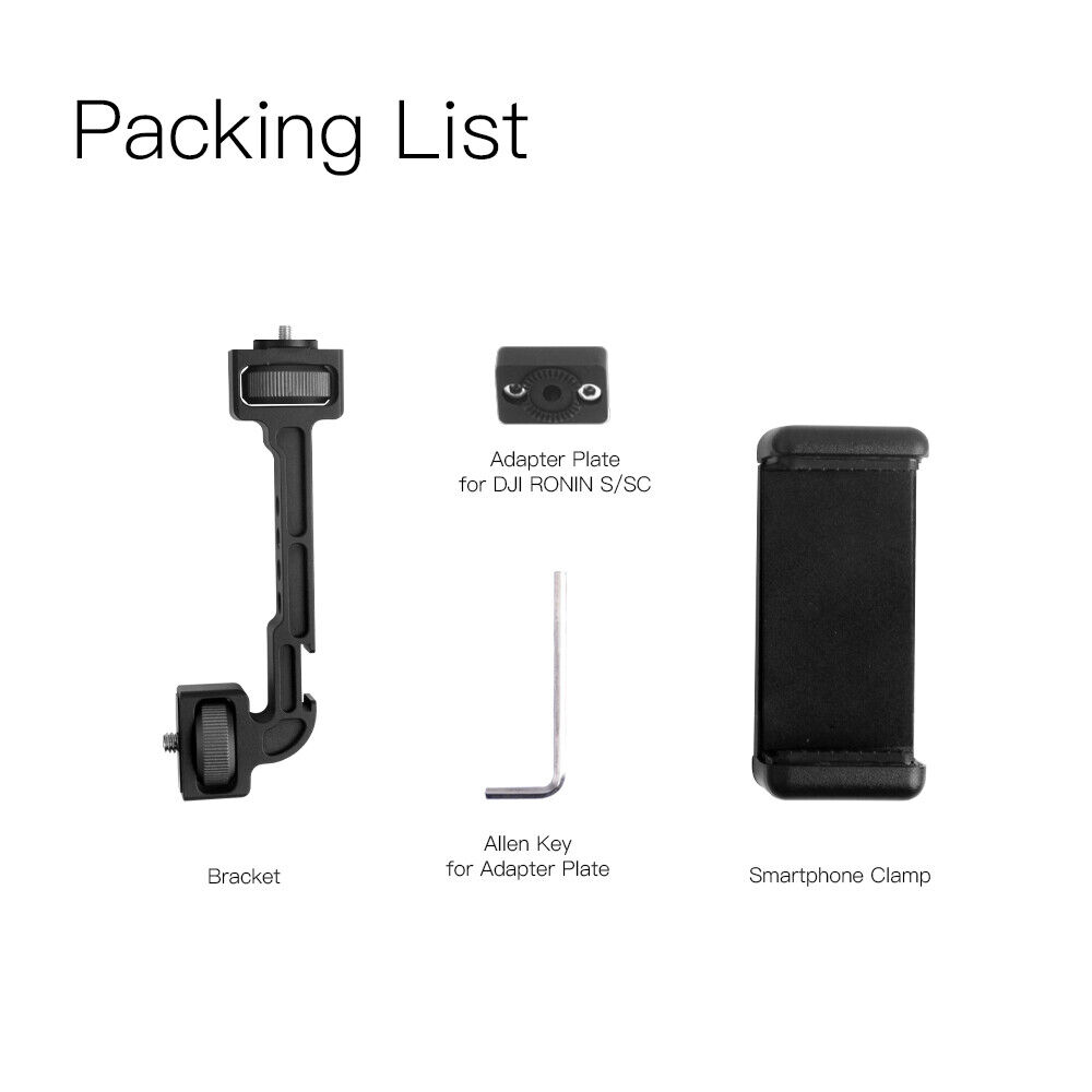 GROOT ZHIYUN WEEBILL S/LAB Crane 3 DJI RONIN S/SC Extension Rotatable Bracket for Monitor LED Video Light