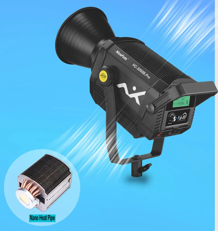 NiceFoto HC-3000B.Pro 300W LED Video Light