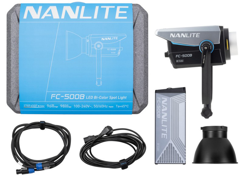 Nanlite FC-500B Bi-Color LED Spotlight Nanlite FC-500B Bi-Color LED Spotlight