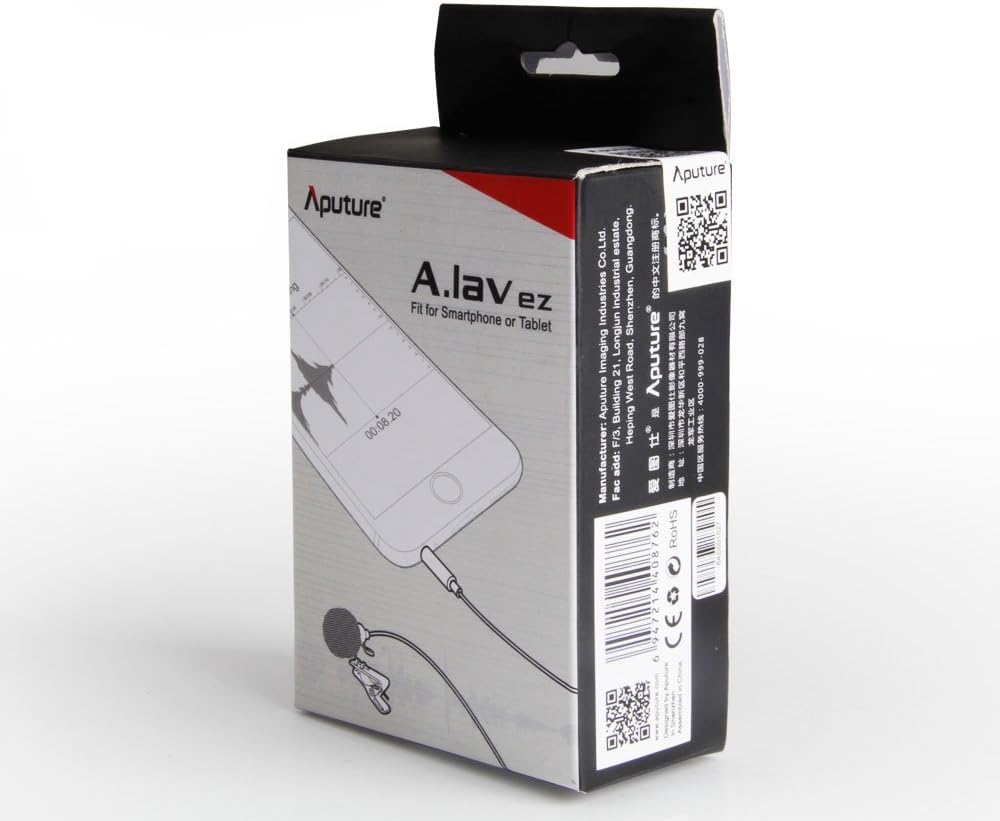 Aputure A.lav ez Lavalier Microphone for Mobile Smartphone