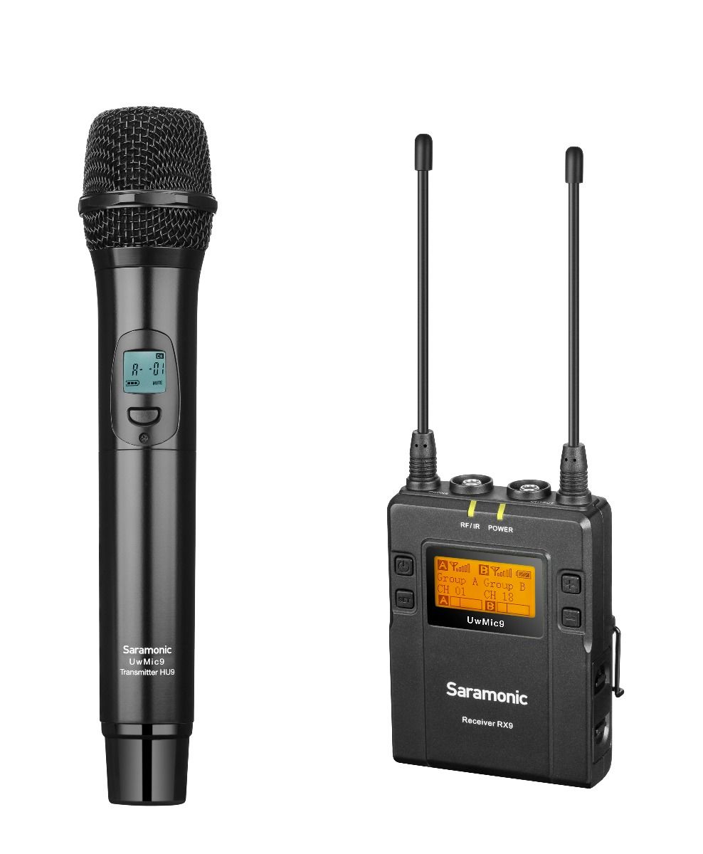 Saramonic UwMic9 Kit 4 RX9+HU9 UHF Wireless Microphone Kit