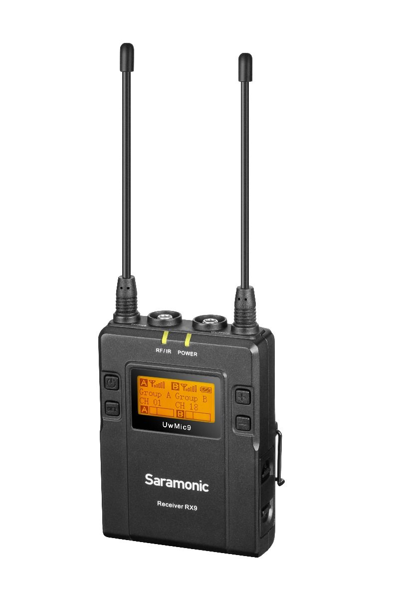 Saramonic UwMic9 Kit 4 RX9+HU9 UHF Wireless Microphone Kit