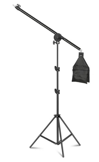 Stand Tripod for Photo Studio 2M with Boom Arm Stand Tripod for Photo Studio 2M with Boom Arm