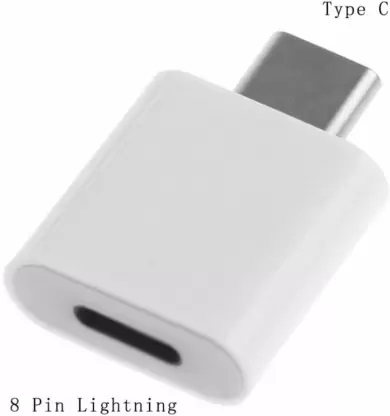 Lightning iPhone 8pin to Type C Male Converter Adapter