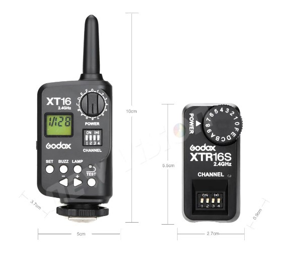 Godox XT-16S Wireless Power-Control Flash Trigger