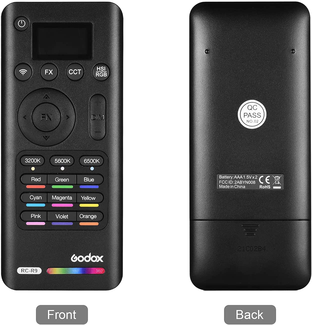 Godox RC-R9 Remote Control for LC500R LED Light Stick