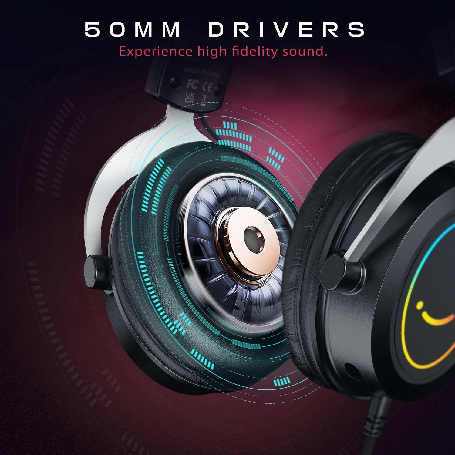 FIFINE Ampligame H3 RGB Headset With 3.5mm Trrs Jack