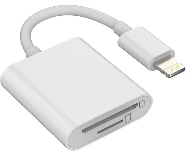 IPhone Lightning To TF/SD Card Micro Camera Reader OTG Adapter Cable