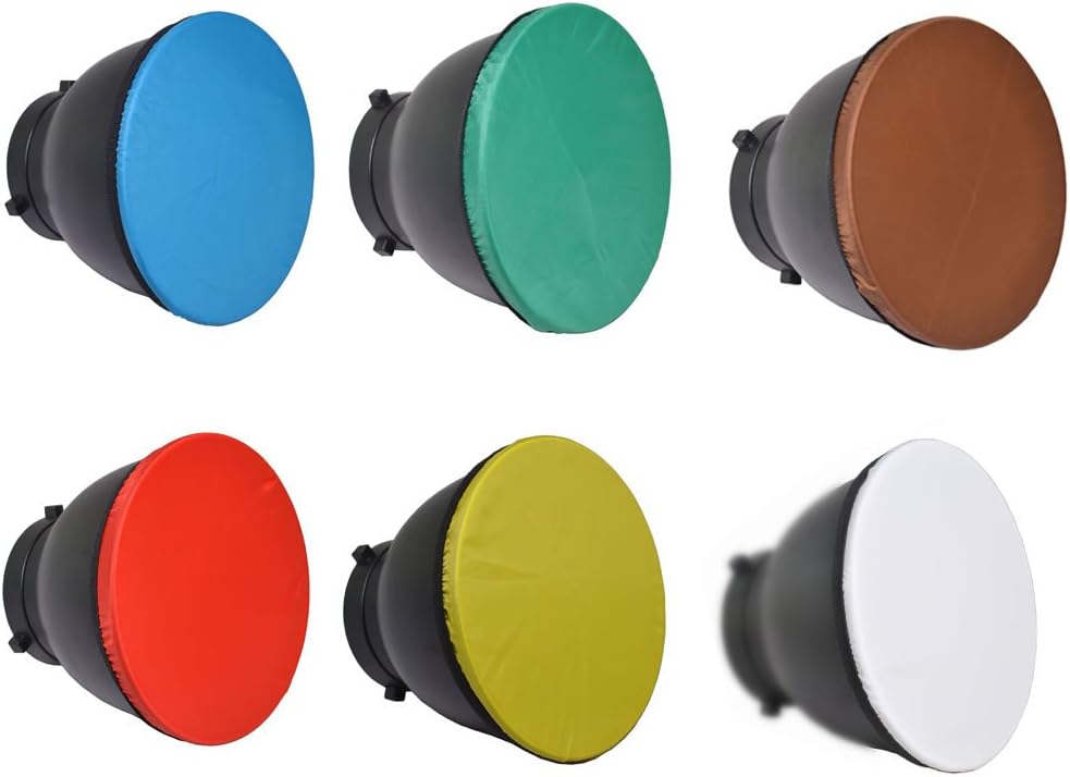 Standard Studio Strobe Reflector Light Soft Diffuser 6 Colors
