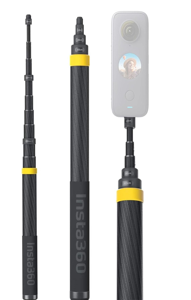 Insta360 Extended Selfie Stick for X3, ONE RS/X2/R/X, And ONE 3M