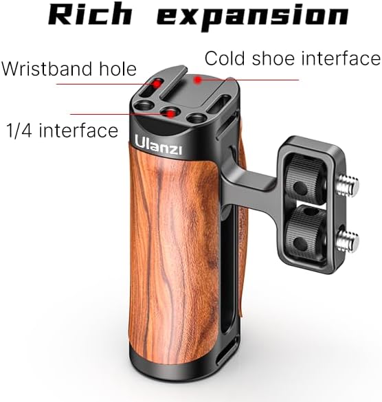 Ulanzi R075 Left/Right Universal Wooden Handle