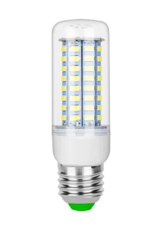 E27 SMD 72 LEDs Corn Light Chandelier Spotlight Bulb 220V White