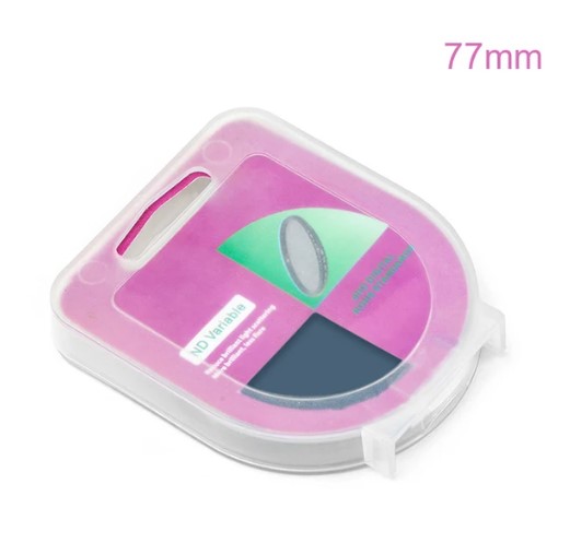 ND2 to ND400 Neutral Density Filter Slim Fader for Camera 77mm